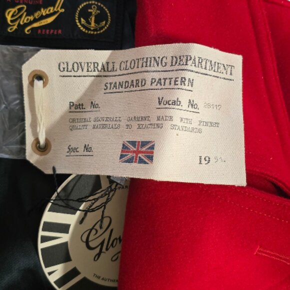 NWT Men's Gloverall of England Churchill Peacoat - Picture 8 of 8